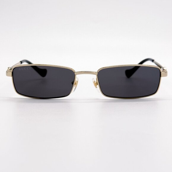 NEW GUCCI SUNGLASSES GG1600S 001 GOLD/GRAY WOMEN EYEWEAR GUCCI main image 6